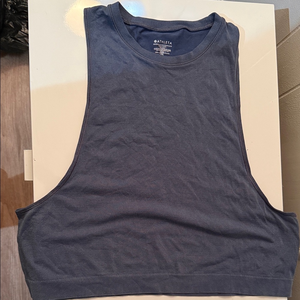 Athleta Women's Navy Muscle Tee